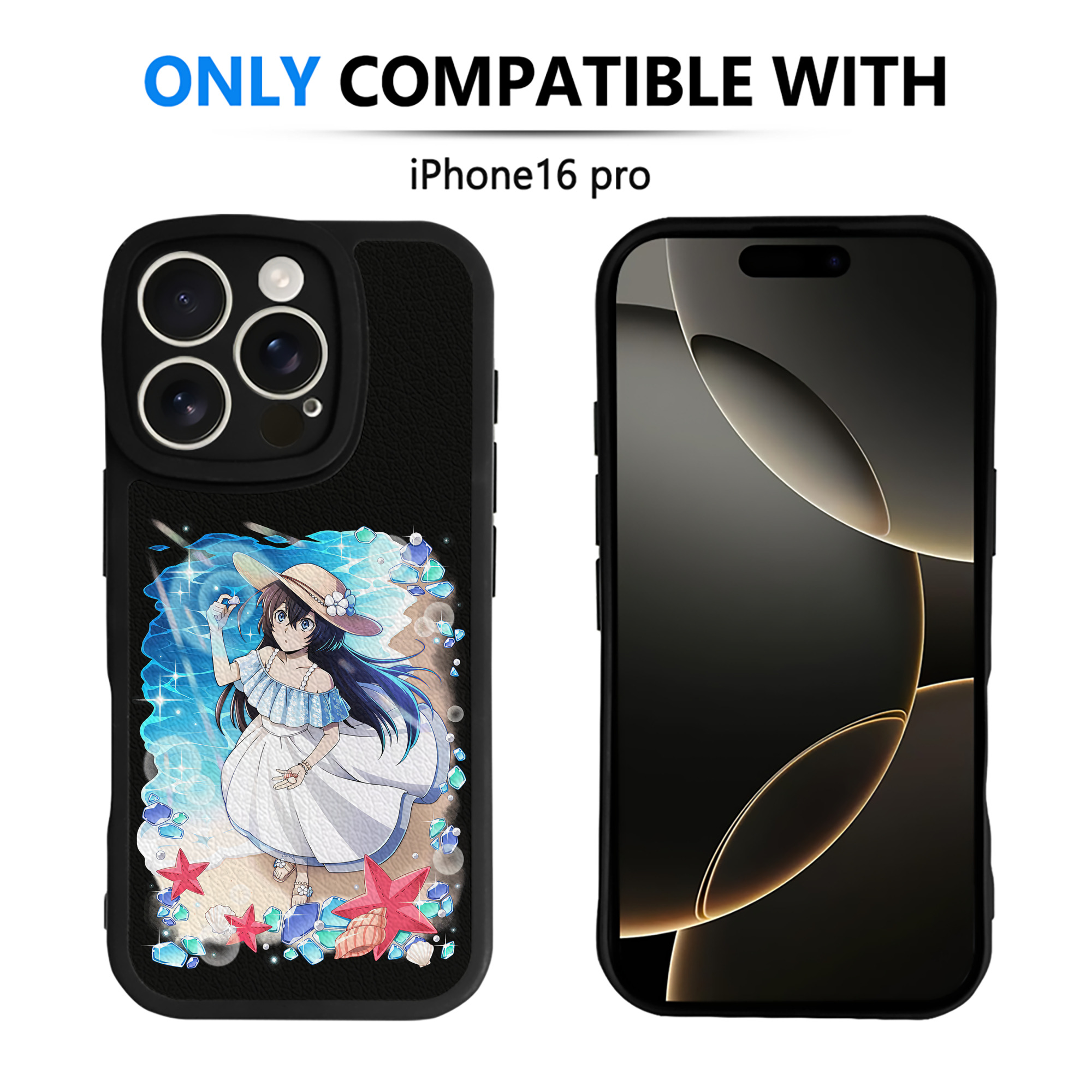 （画像用） 文豪ストレイドッグス Bungo Stray Dogs 【iPhone 16シリーズ対応】シリコンスマホケース（レザー調） 材質：シリコン